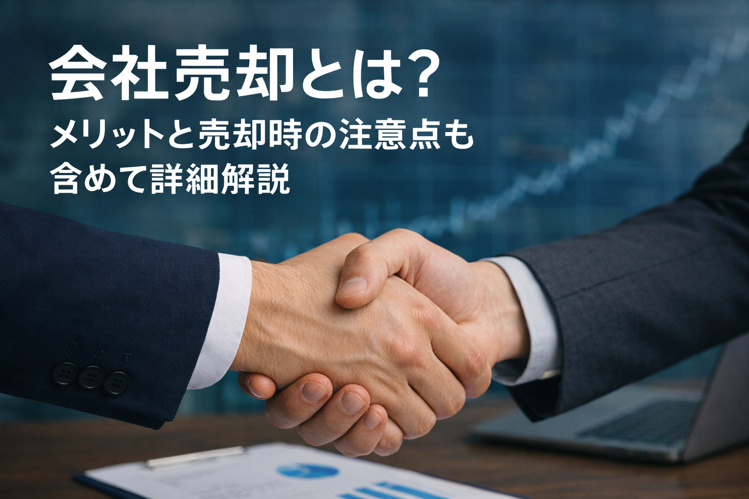 会社売却とは？メリットや売却時の注意点も含めて詳細に解説
